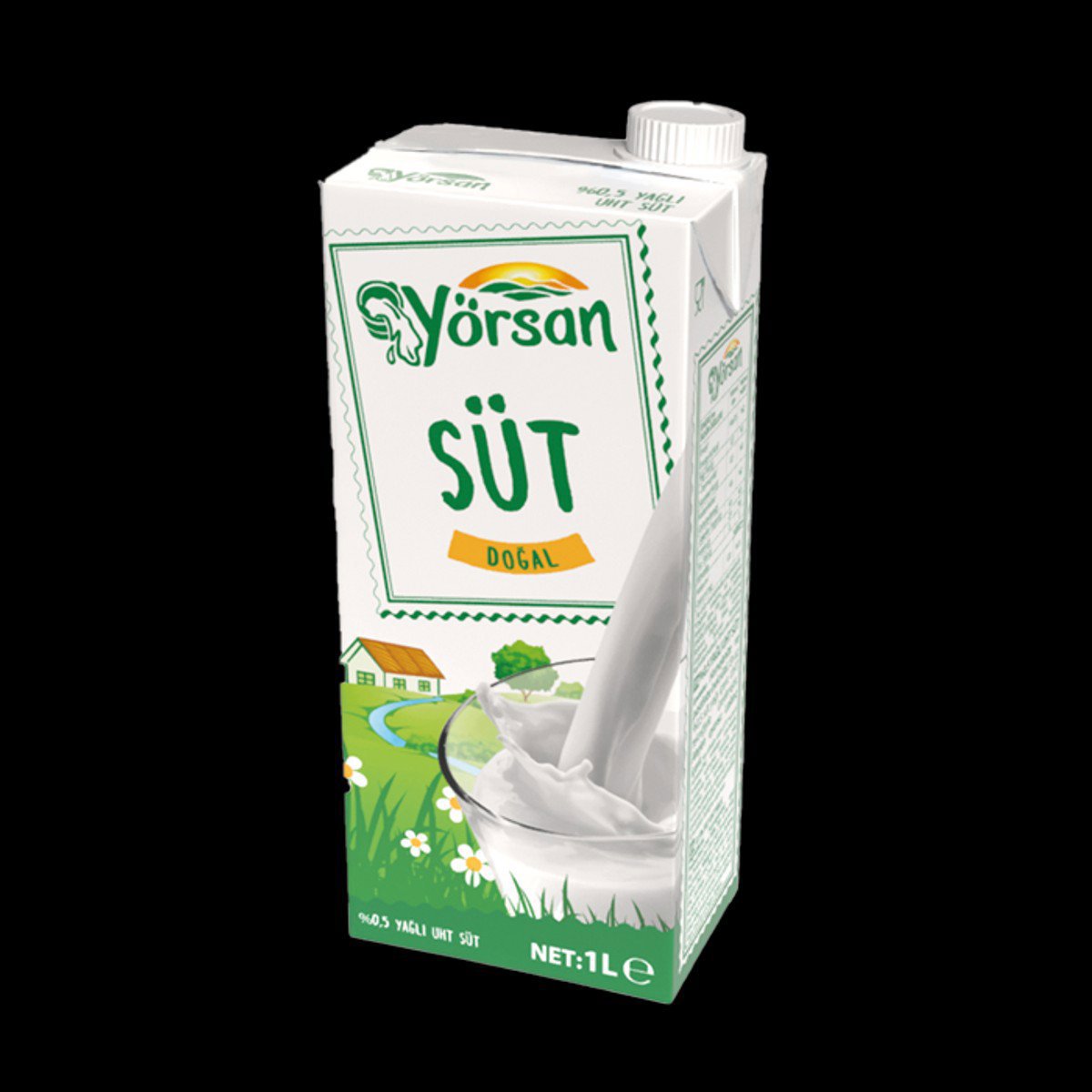 Yörsan 0,5 Yağlı Süt 1000ml