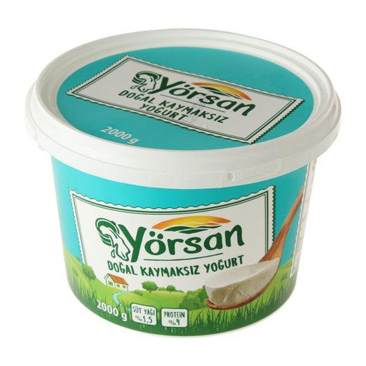 Yörsan Yarım Yağlı Yoğurt 2000g