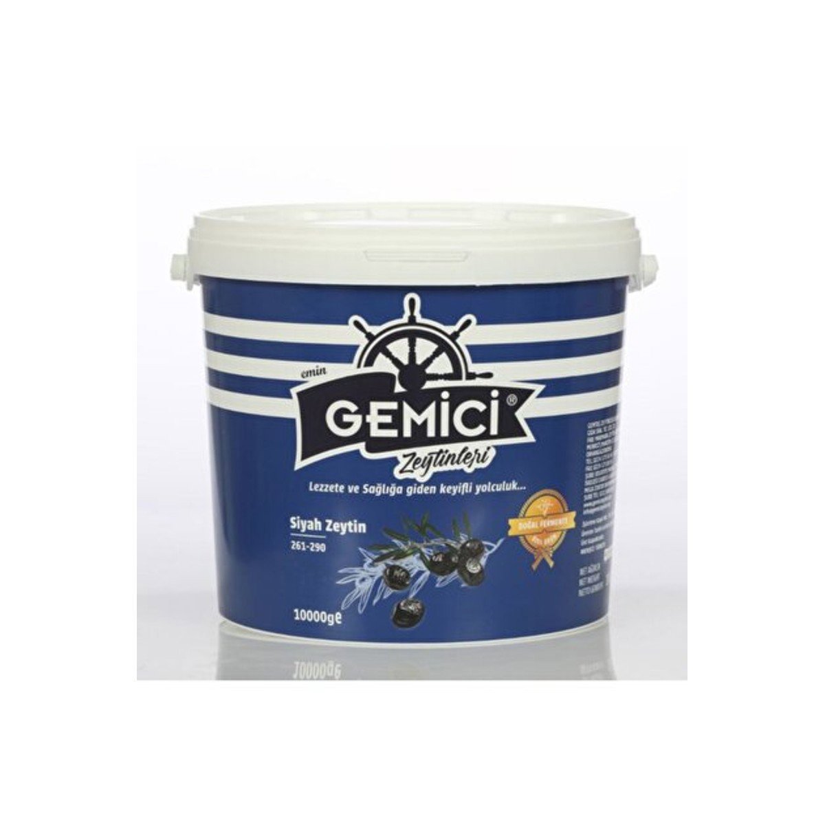 Gemici Mavi Kova Siyah Zeytin 261-290 10kg
