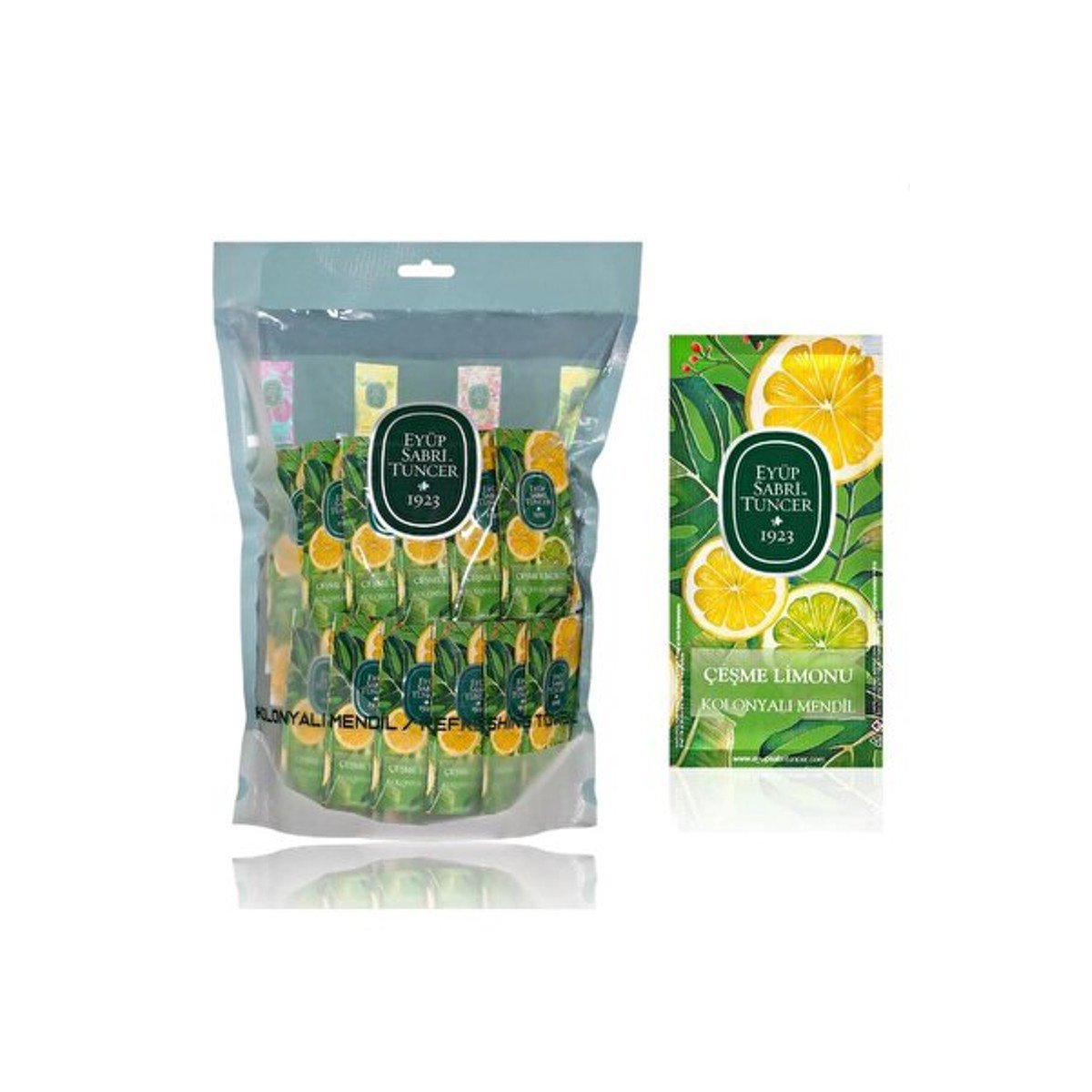 Eyüp Sabri Tuncer Kolonyalı Mendil Çeşme Limonu 150'li Doypack Poşet