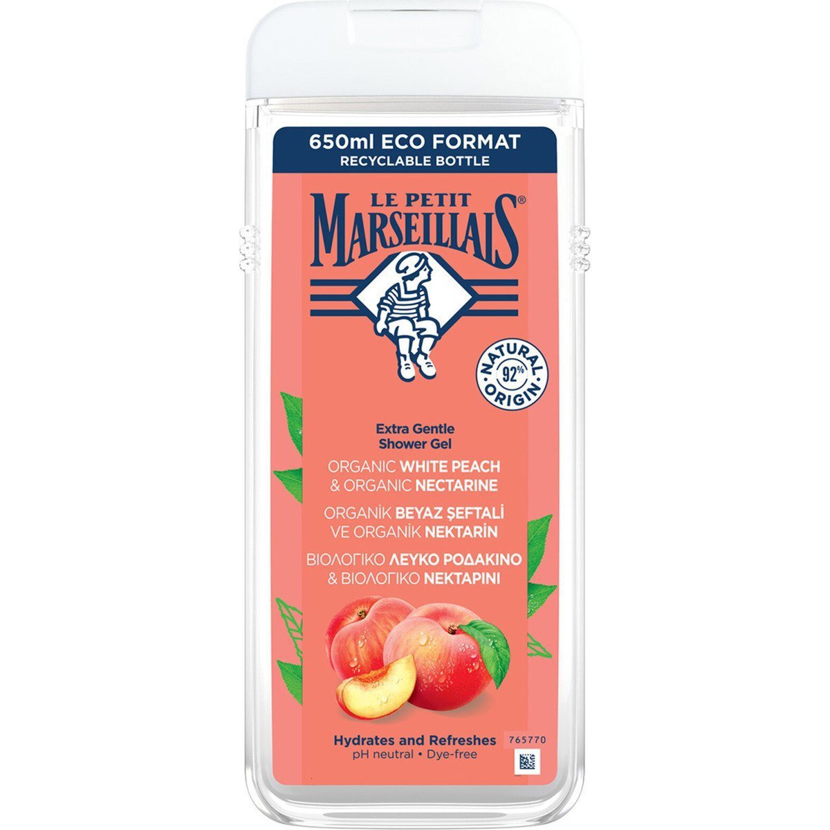 Le Petit Marseillais Beyaz Şeftali & Nektarin Duş Jeli 650ml