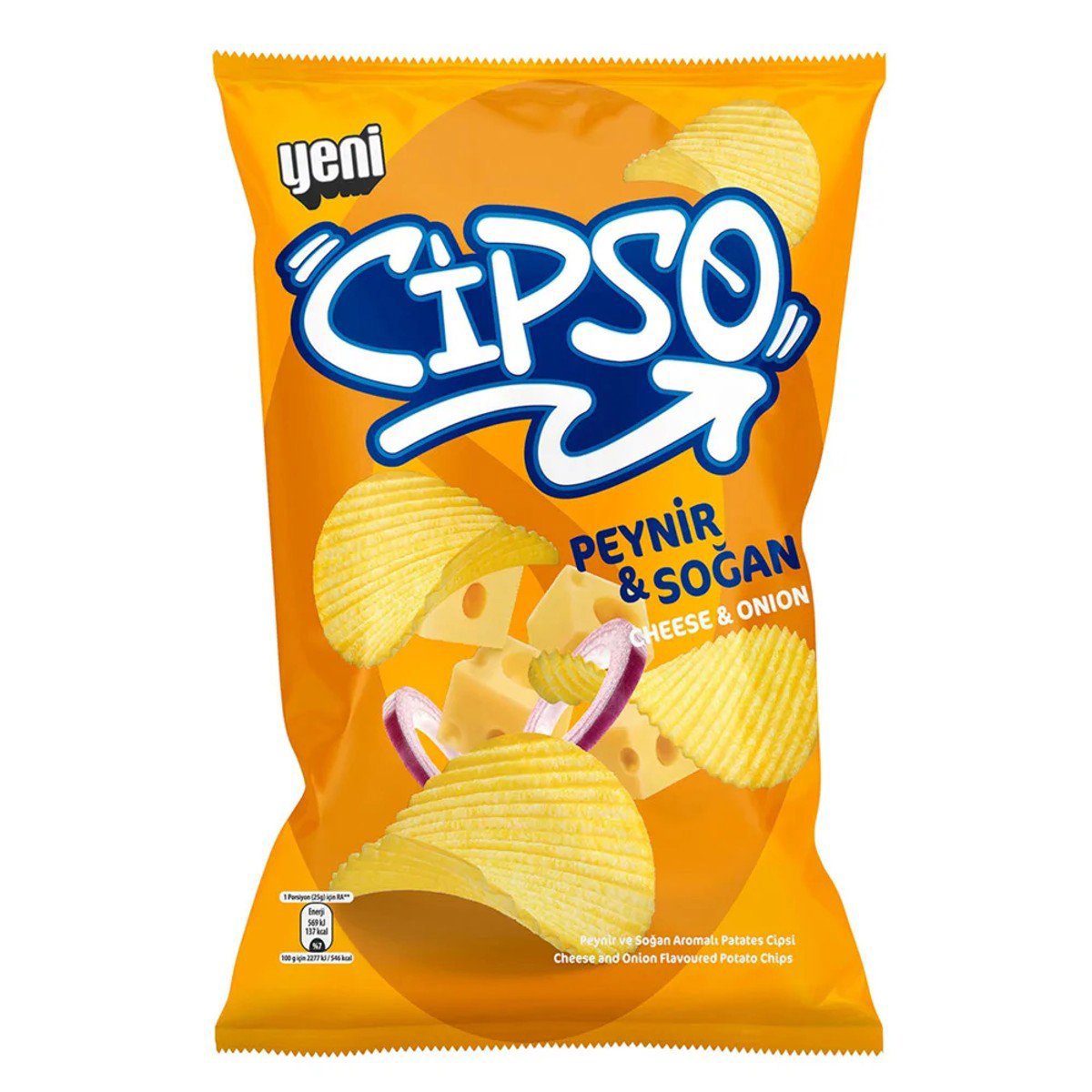Cipso Tırtıklı Peynir Soğan Parti 160g