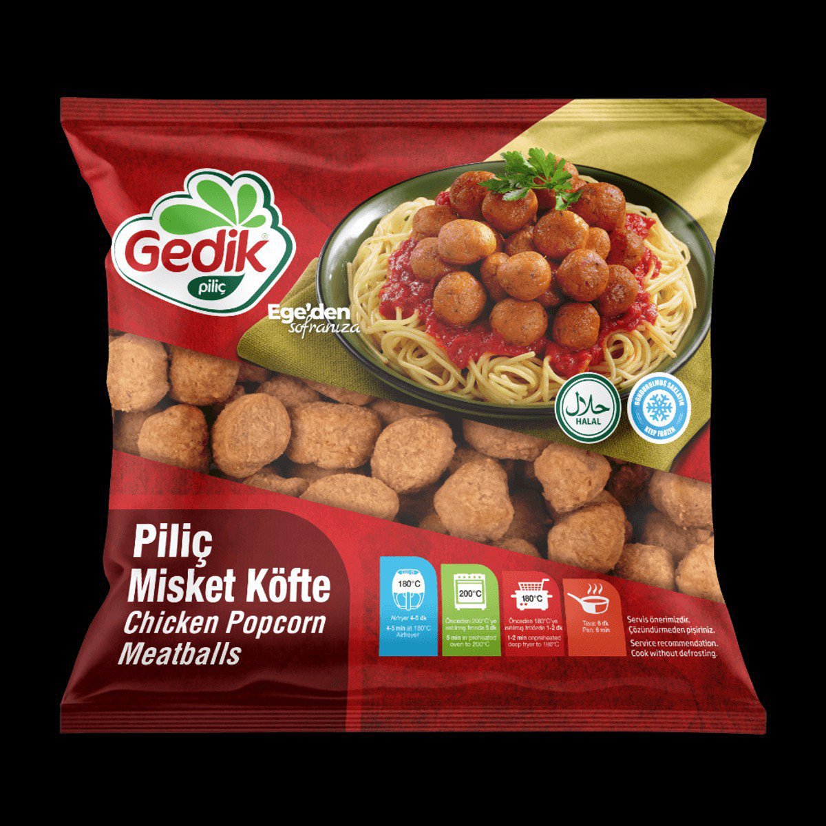 Gedik Piliç Dondurulmuş Misket Köfte 2,5kg