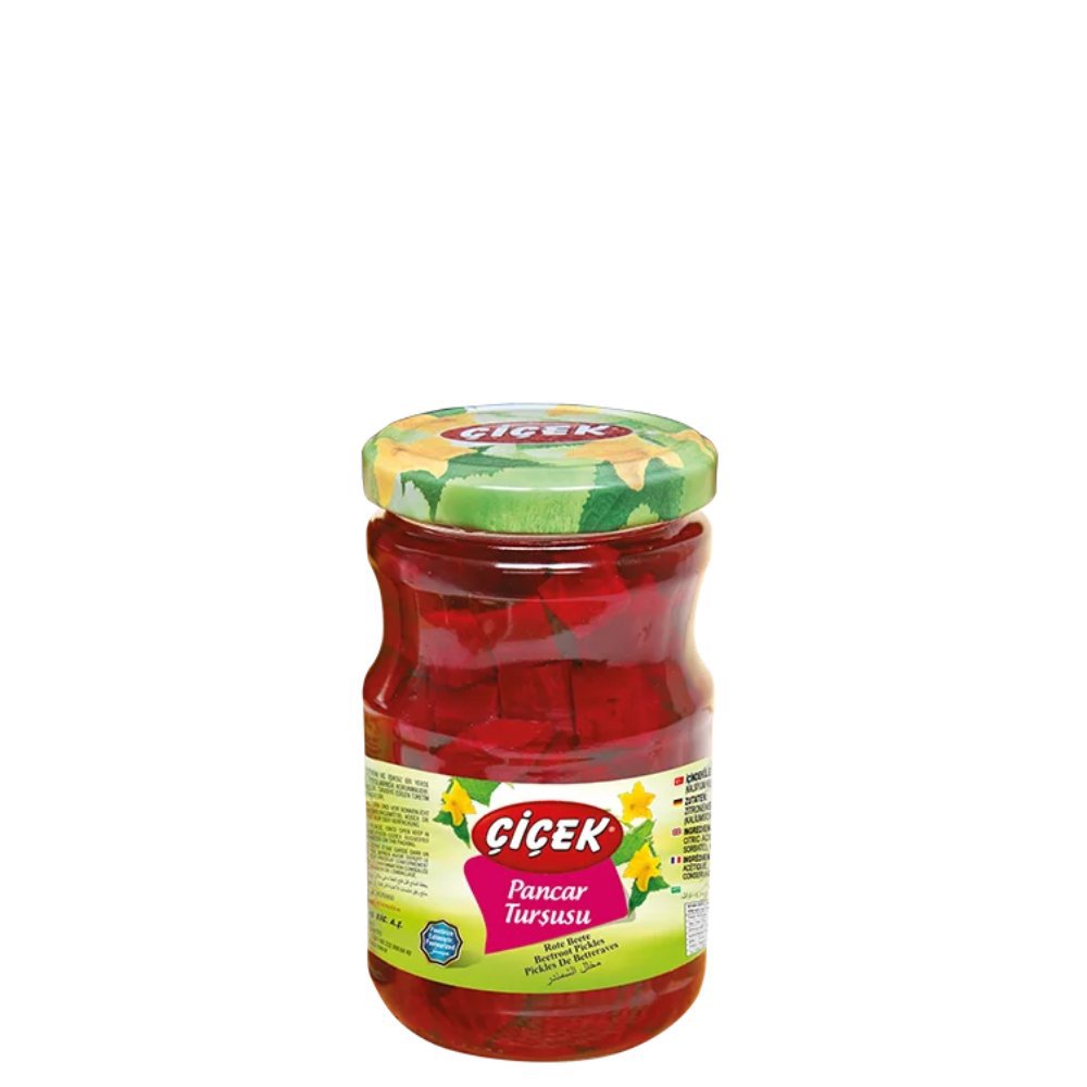 Çiçek Pancar Turşusu Cam Kavanoz 720cc Süzme:400gr