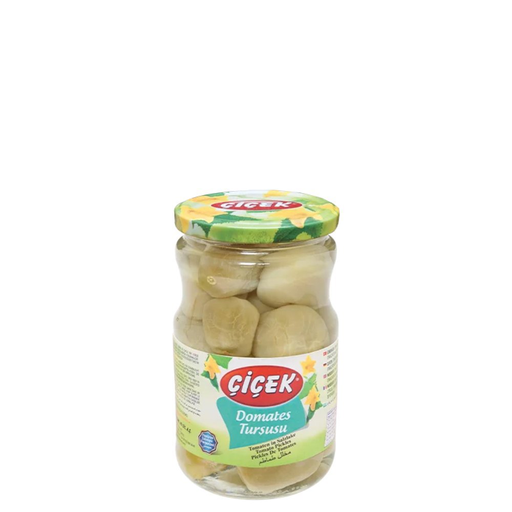 Çiçek Domates Turşusu Cam Kavanoz 720cc Süzme:400gr