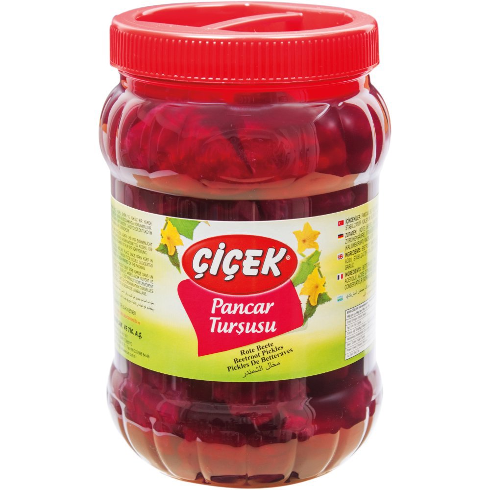 Çiçek Pancar Turşusu Pet Şişe 1500cc Süzme:700gr