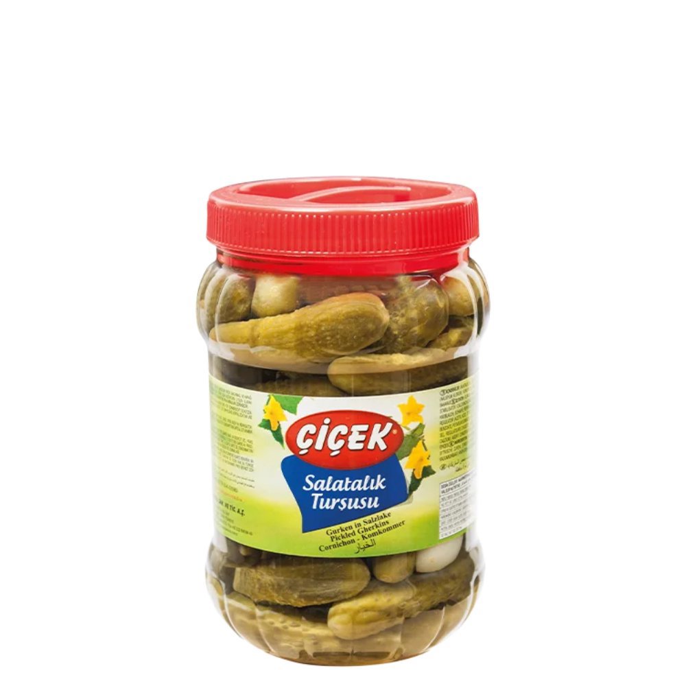Çiçek Salatalık Turşusu Pet Şişe No:1 1500cc Süzme:700gr