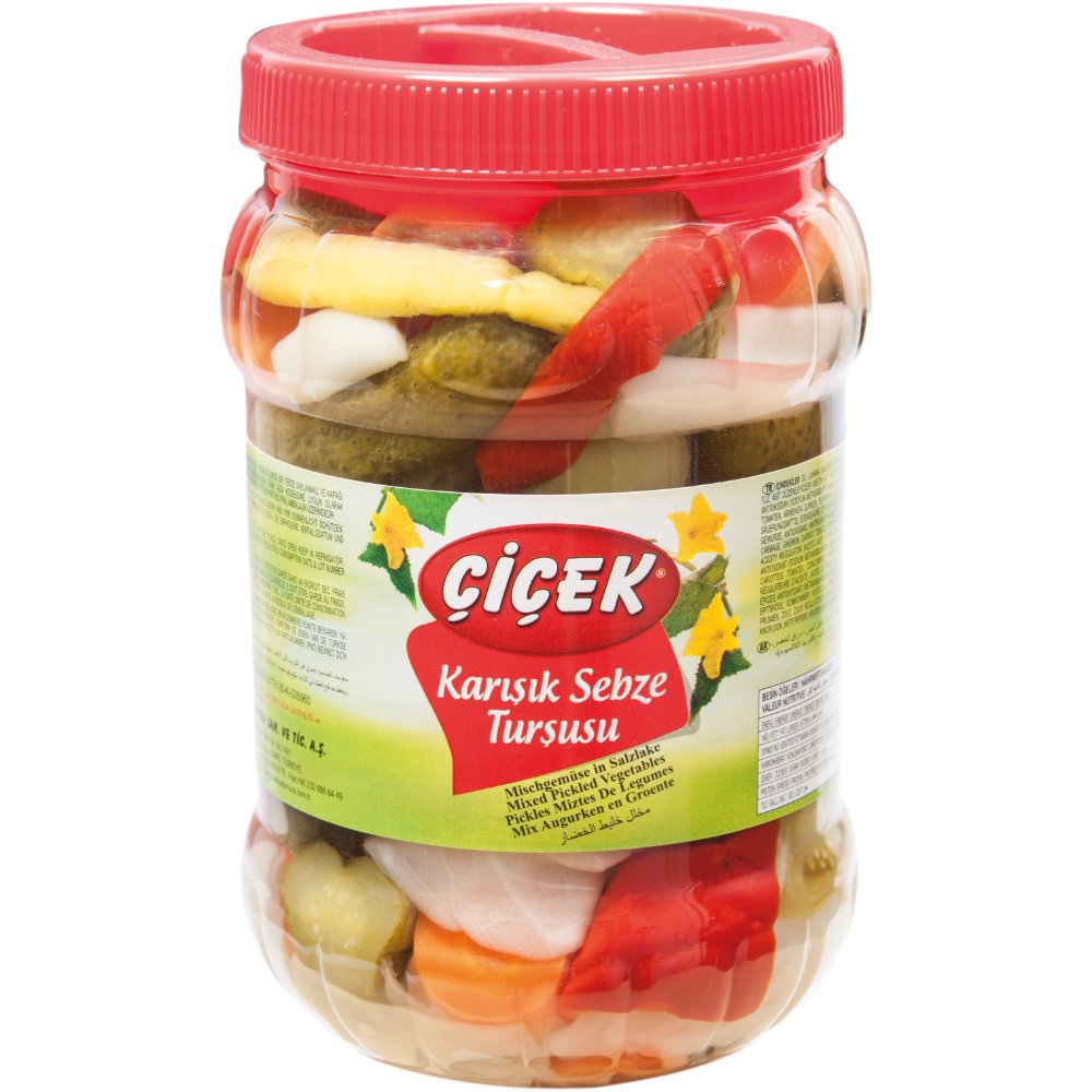 Çiçek Türlü(Karışık) Turşu 1500cc Pet Şişe Süzme:700gr