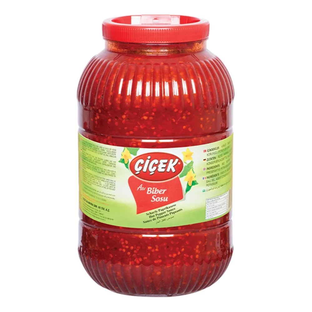Çiçek Acı Biber Sosu Pet Şişe 5kg