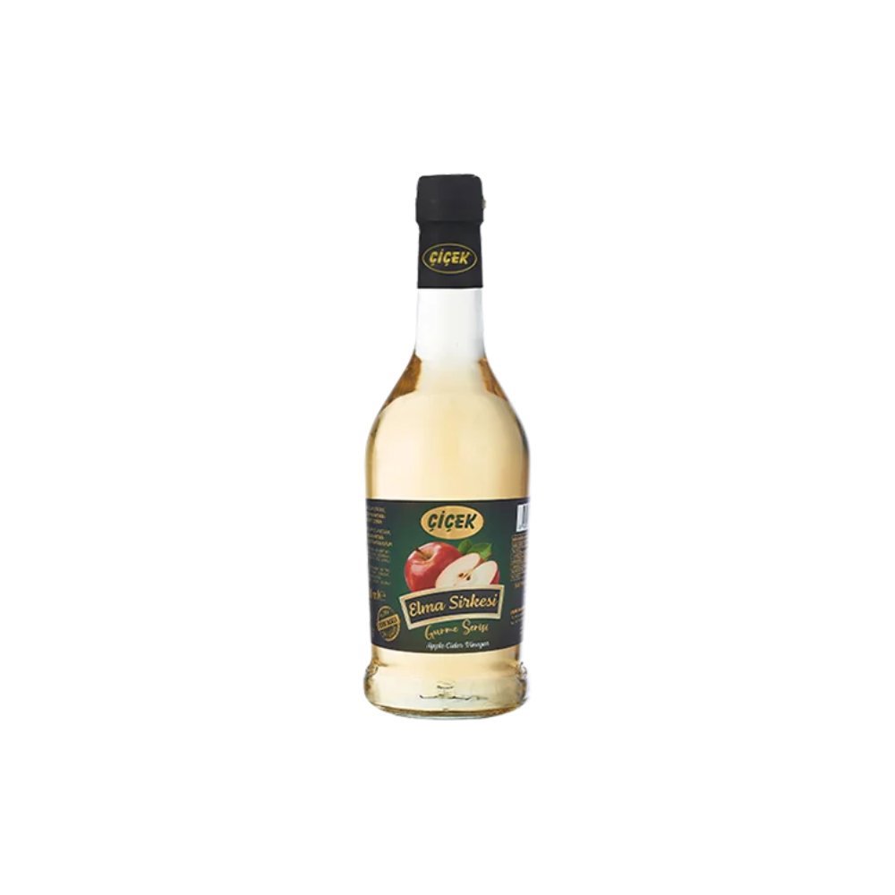 Çiçek Elma Sirkesi Cam Şişe 500cl