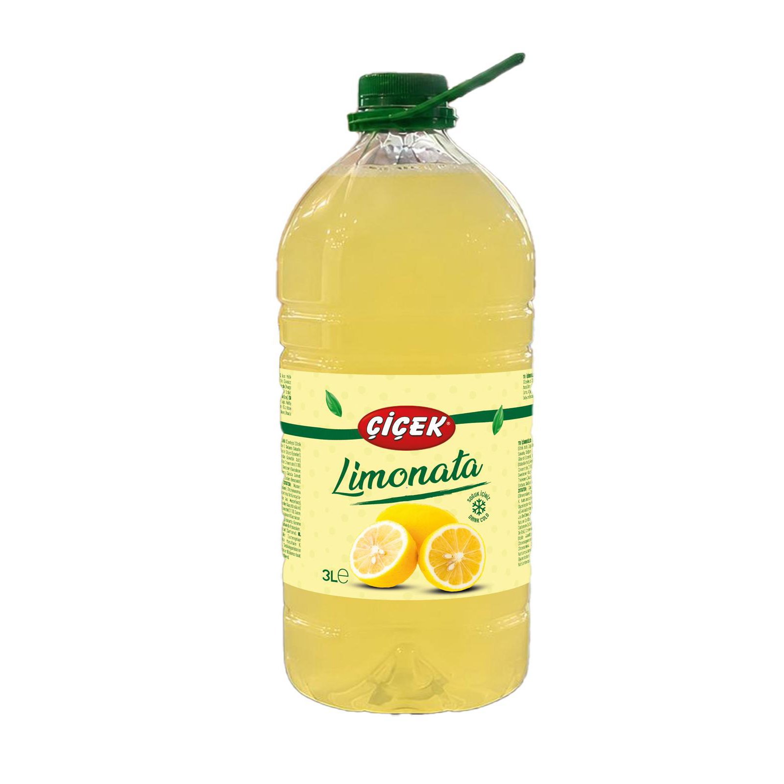 Çiçek Limonata Pet Şişe 3Lt