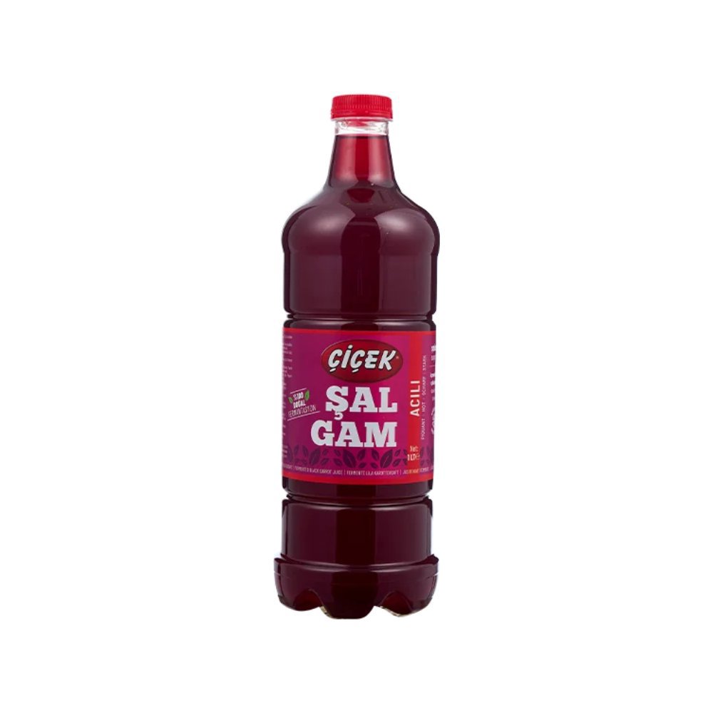 Çiçek Acısız Şalgam Suyu Pet Şişe 1Lt