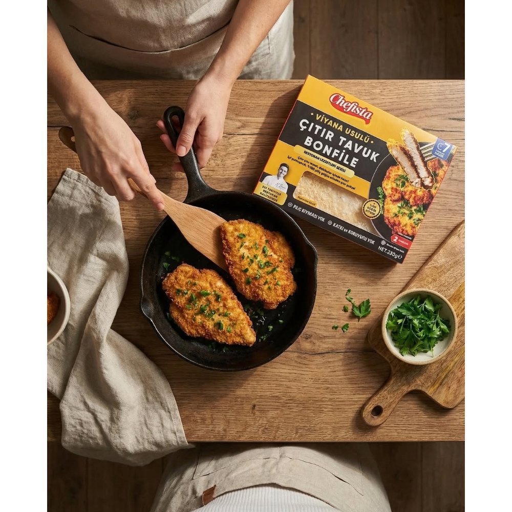 Chefista Snitzel 320g Viyana Usulü