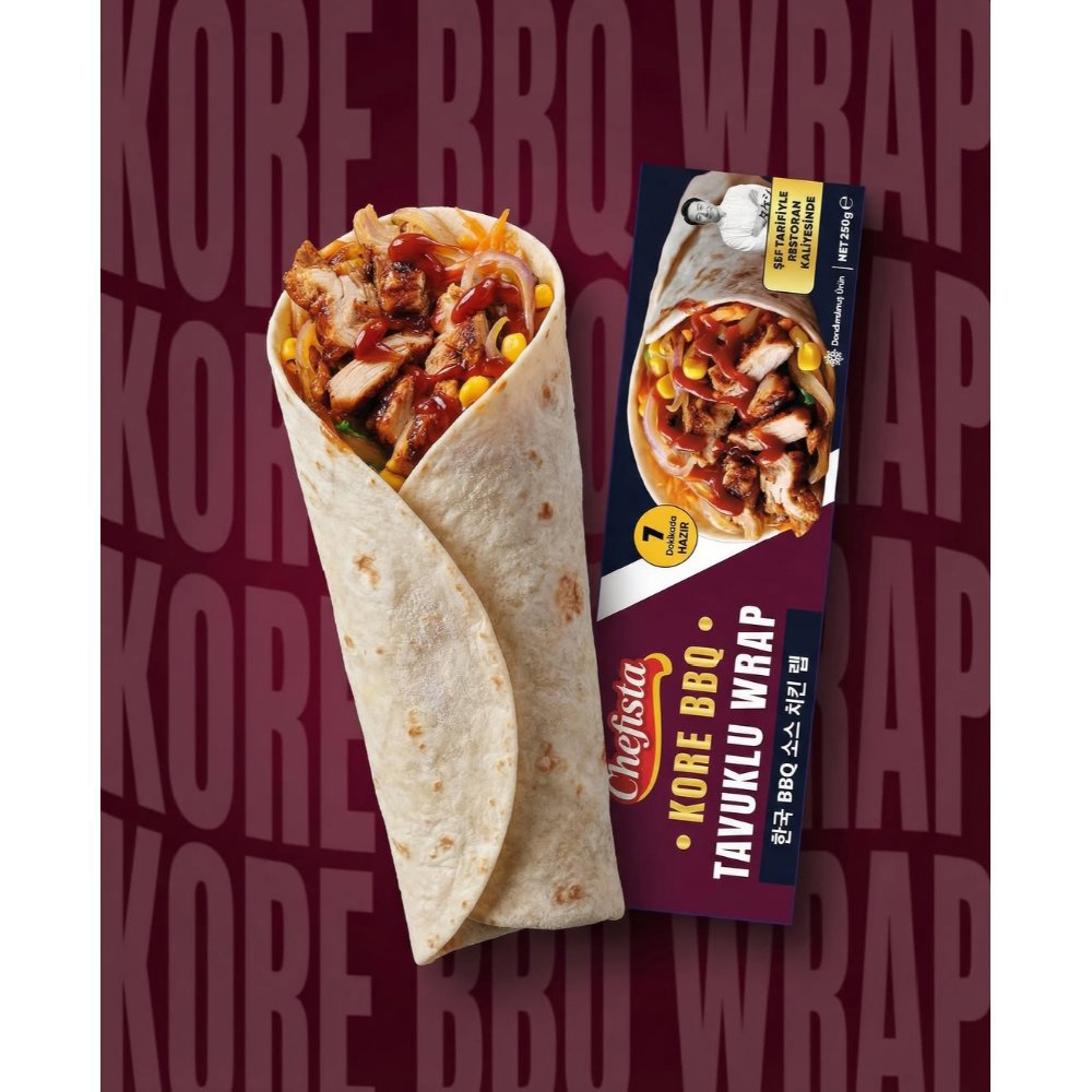 Chefista Kore Barbekü Wrap 220g