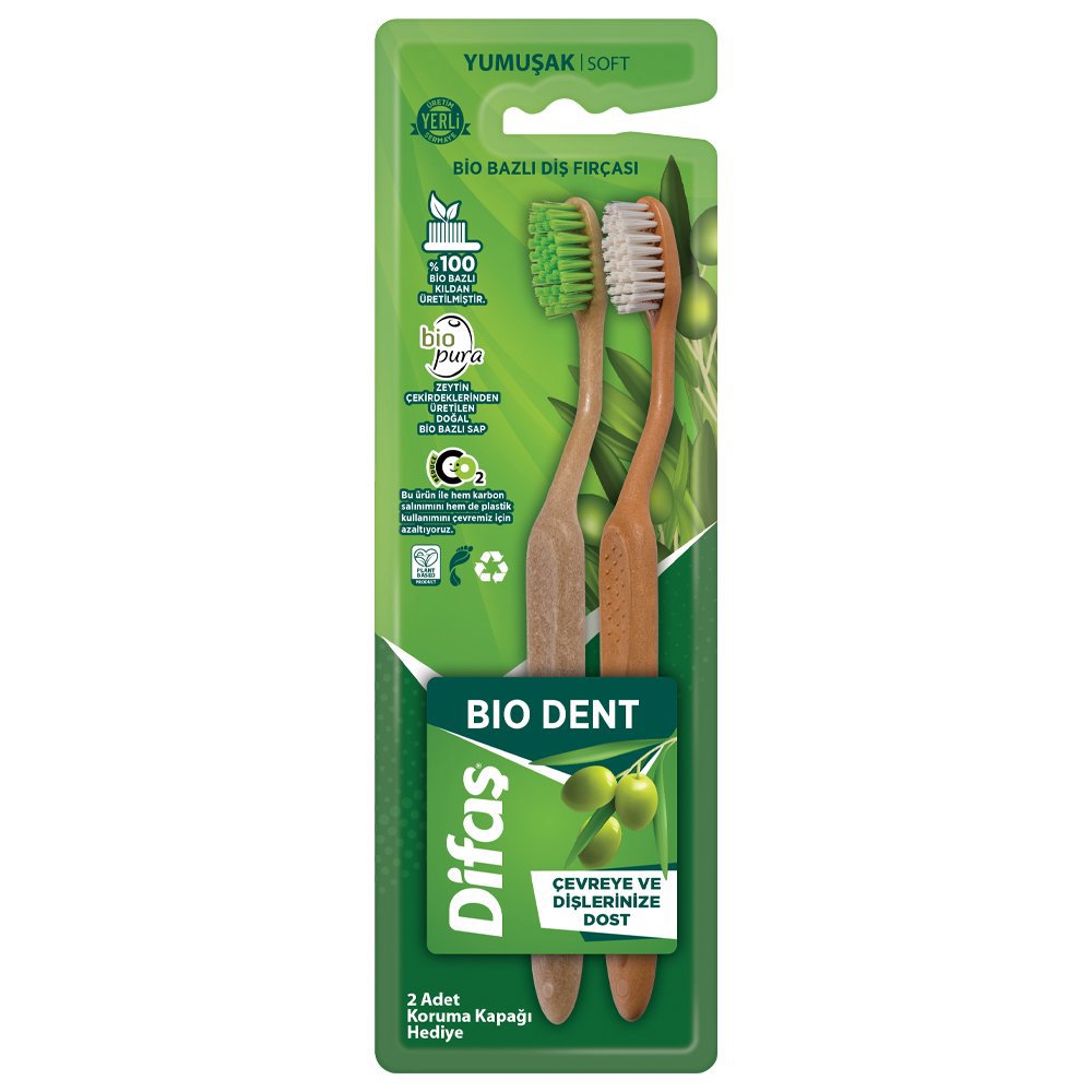 Difaş Bio-Dent Diş Fırçası 1+1