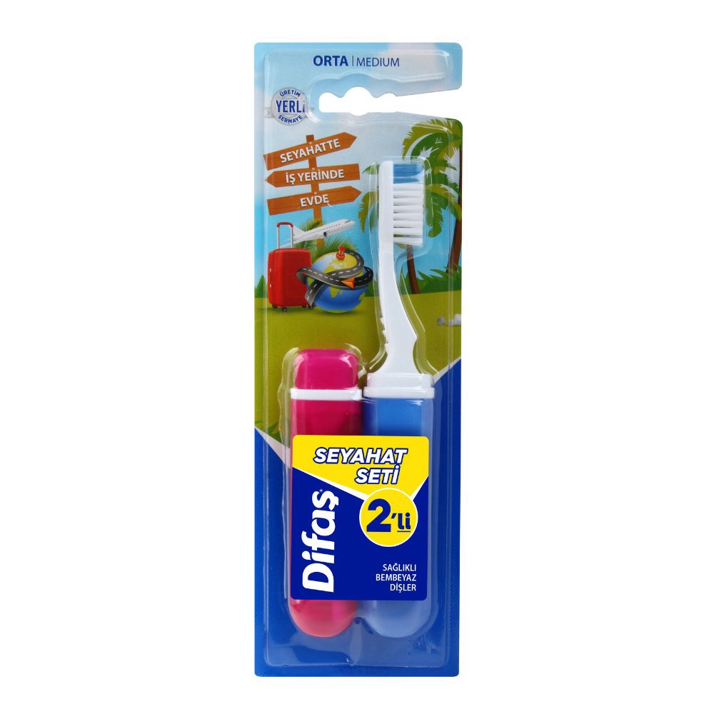 Difaş Pocket 2'li Diş Fırçası