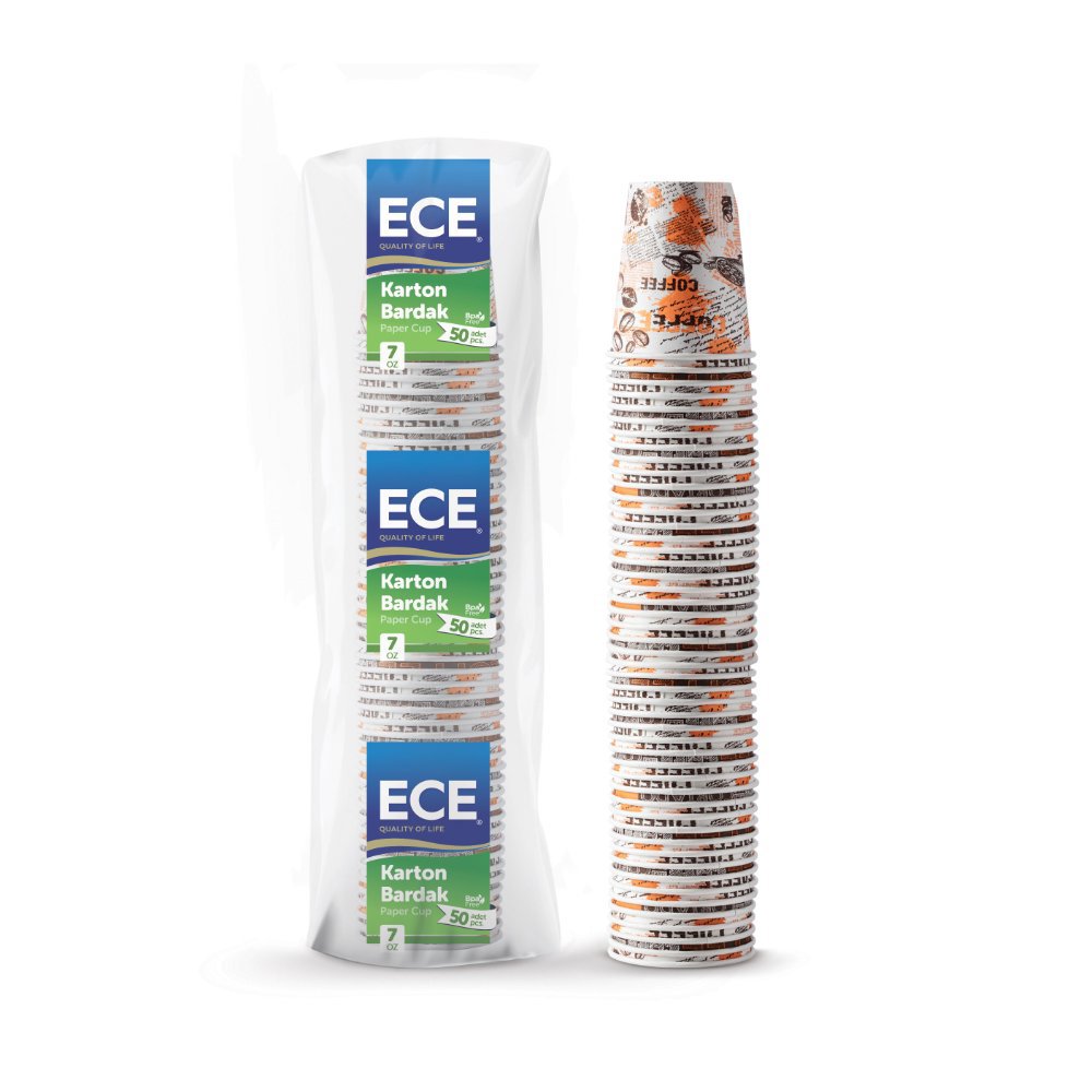 ECE KAĞIT BARDAK 7 Oz 50'li (x24) PL:42