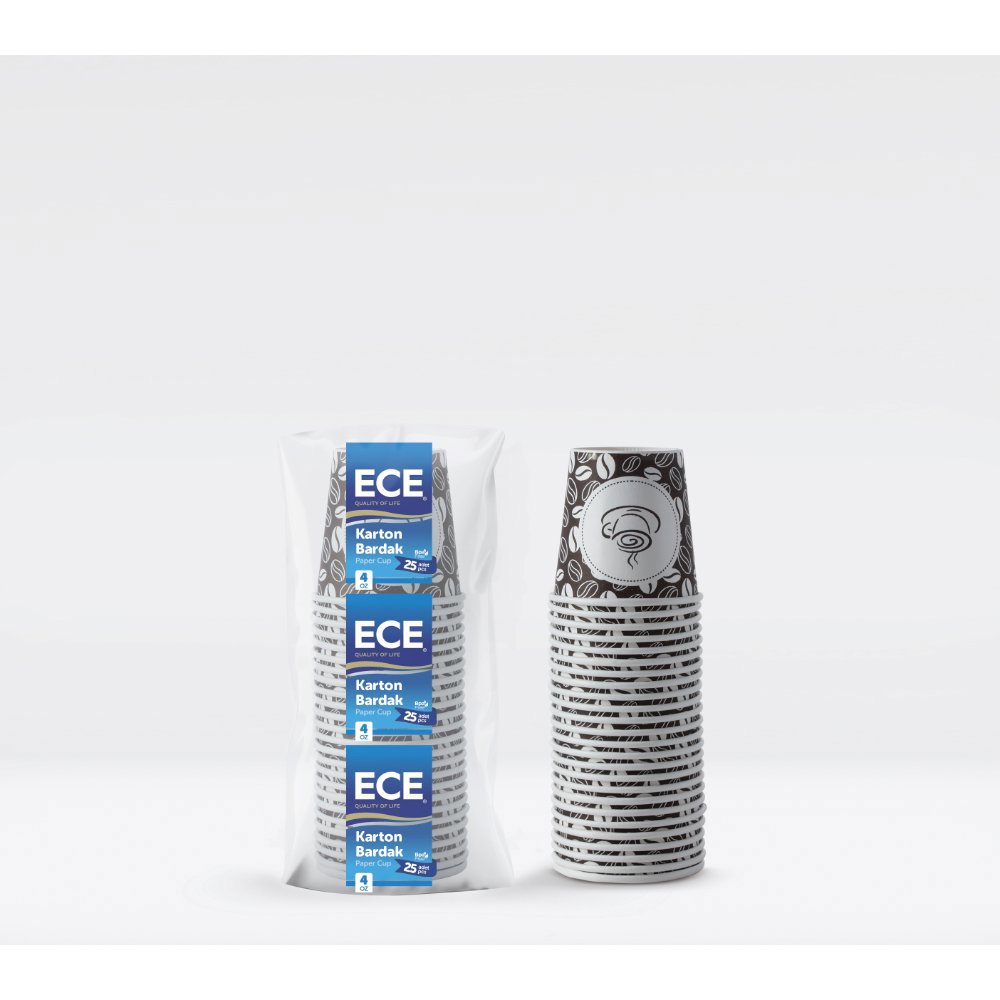 ECE KAĞIT BARDAK 4 Oz 25'li (x30) PL:48