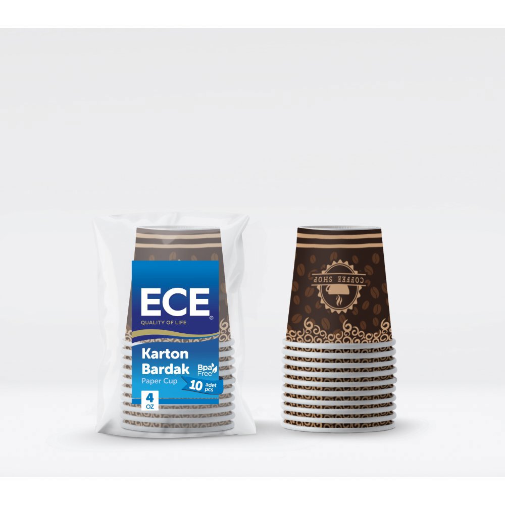 ECE KAĞIT BARDAK 4 Oz 10'lu (x36) PL:110