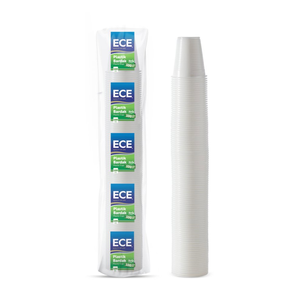 ECE PLASTİK BARDAK ŞEFFAF 180cc 1,4gr 10'lu (x36) PL:105