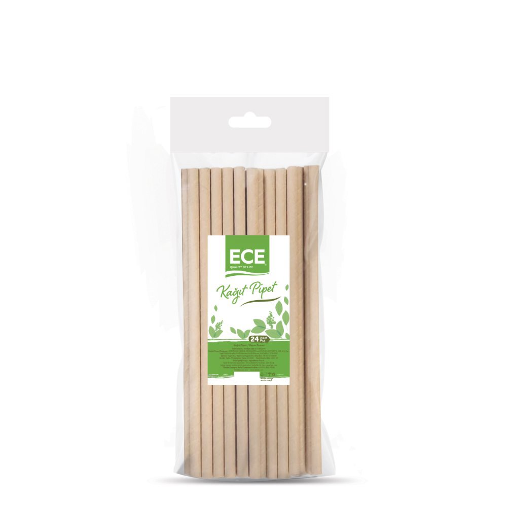 ECE BİO PİPET KAĞIT 8mm Çap 19,5cm 24'lü (x24) PL:140
