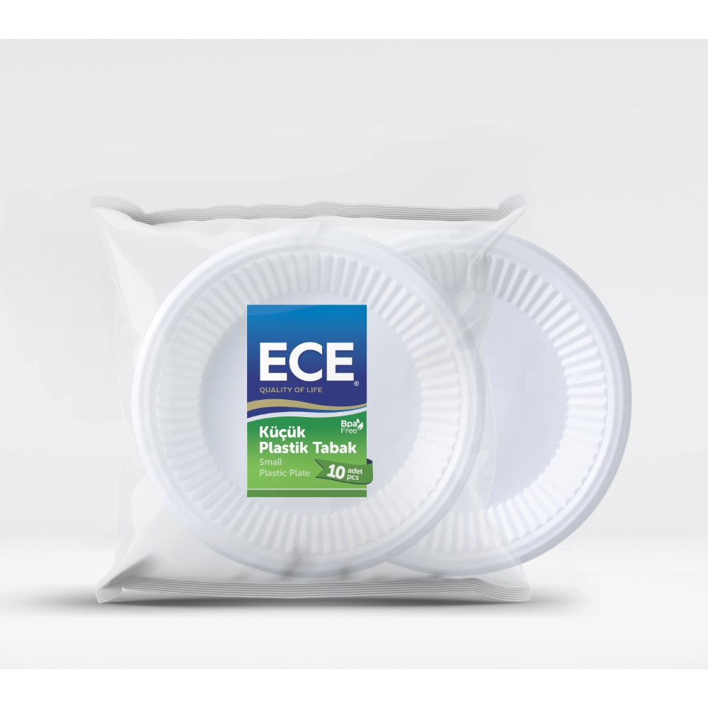ECE PLASTİK TABAK 17cm 10'lu (x60) PL:40