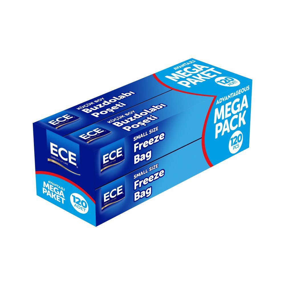 ECE BUZDOLABI POŞETİ MEGA PAKET KÜÇÜK 20X30cm 120'li (x24) PL:84