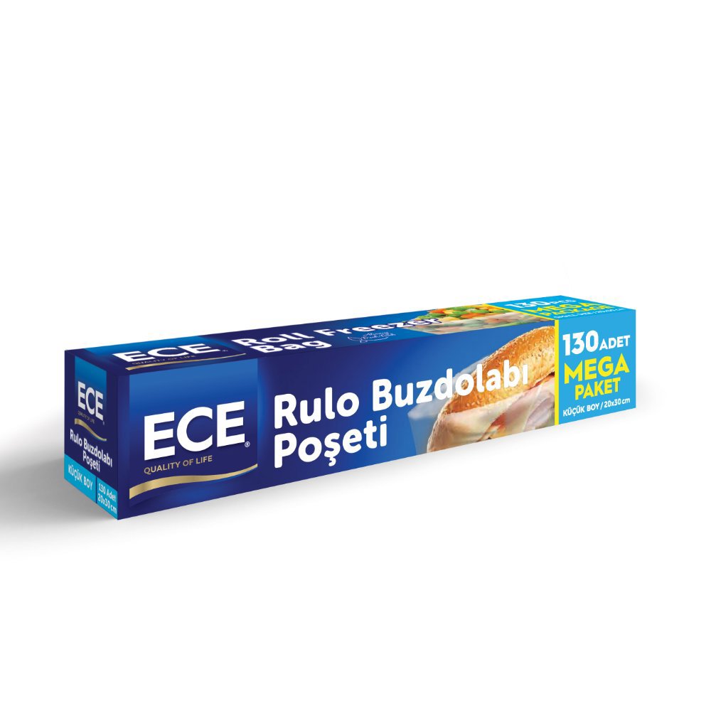 ECE BUZDOLABI POŞETİ RULO KÜÇÜK 20X30cm 130'lu (x30) PL:84