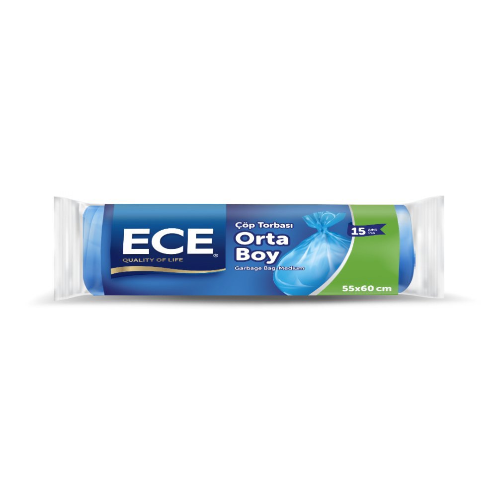 ECE ÇÖP TORBASI ORTA 55X60cm 15'li (x50) PL:84