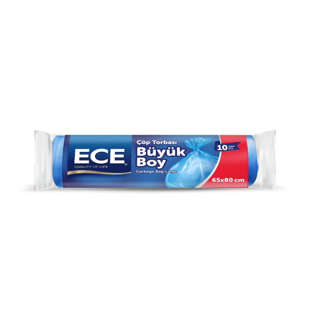 ECE ÇÖP TORBASI BÜYÜK 65X80cm 10'lu (x50) PL:98
