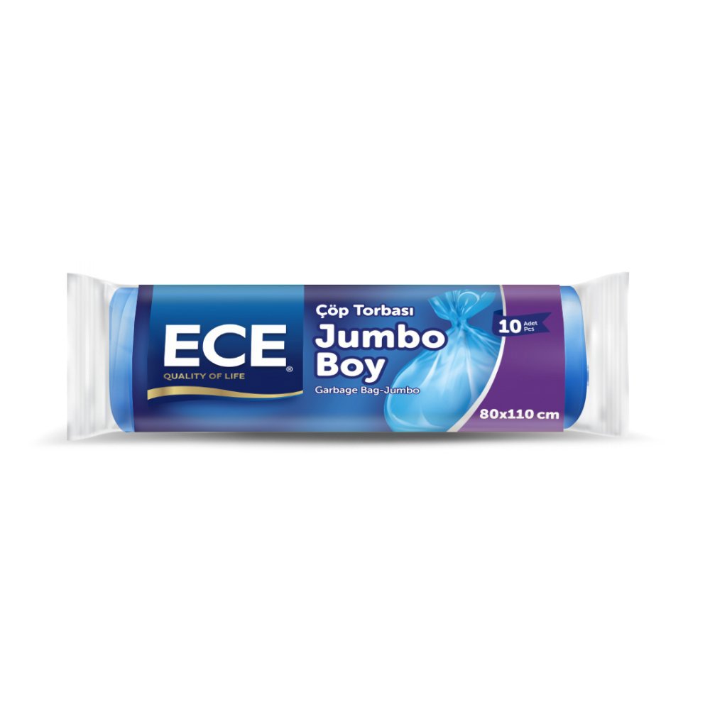 ECE ÇÖP TORBASI JUMBO 80X110cm 10'lu (x25) PL:75