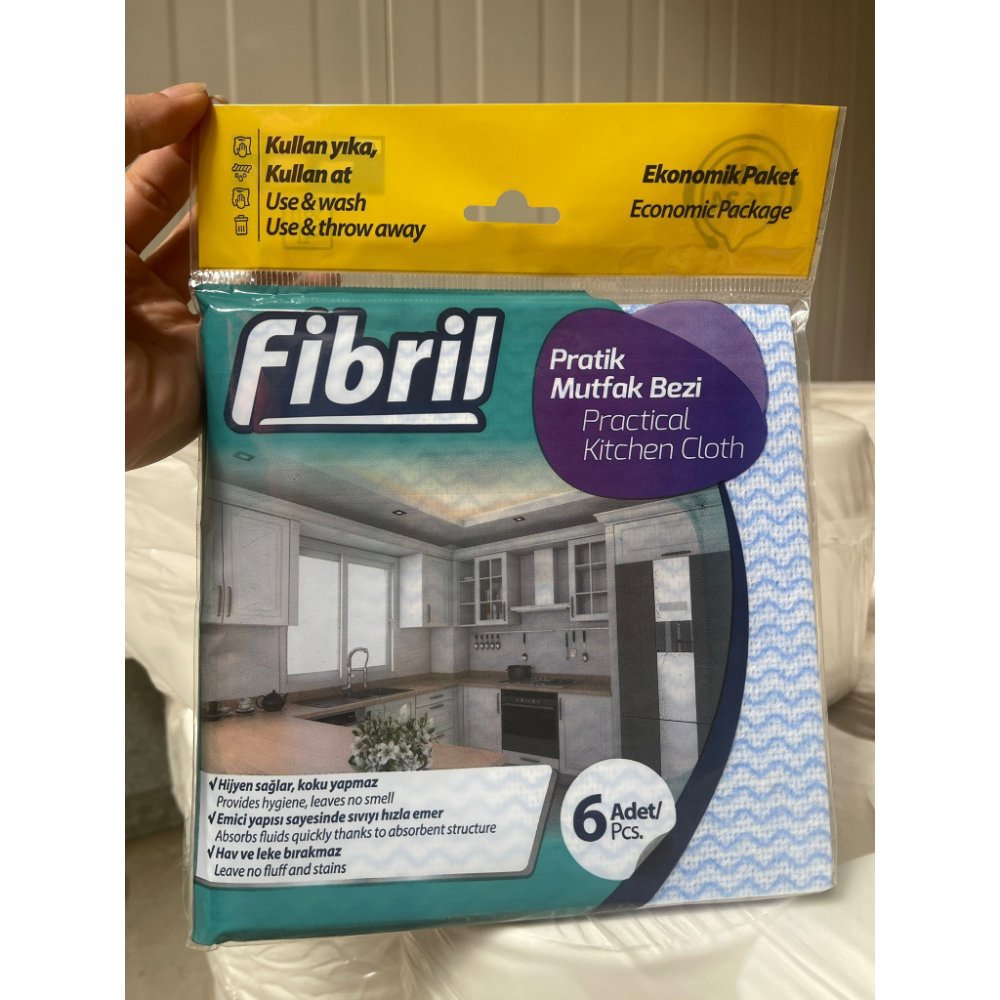 Fibril Pratik Mutfak Bezi 6'lı