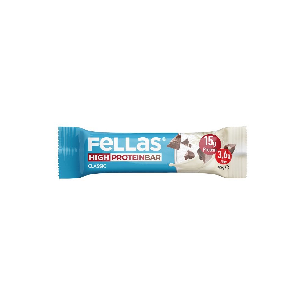 Fellas Yüksek Proteinli Bar Sade 45gr