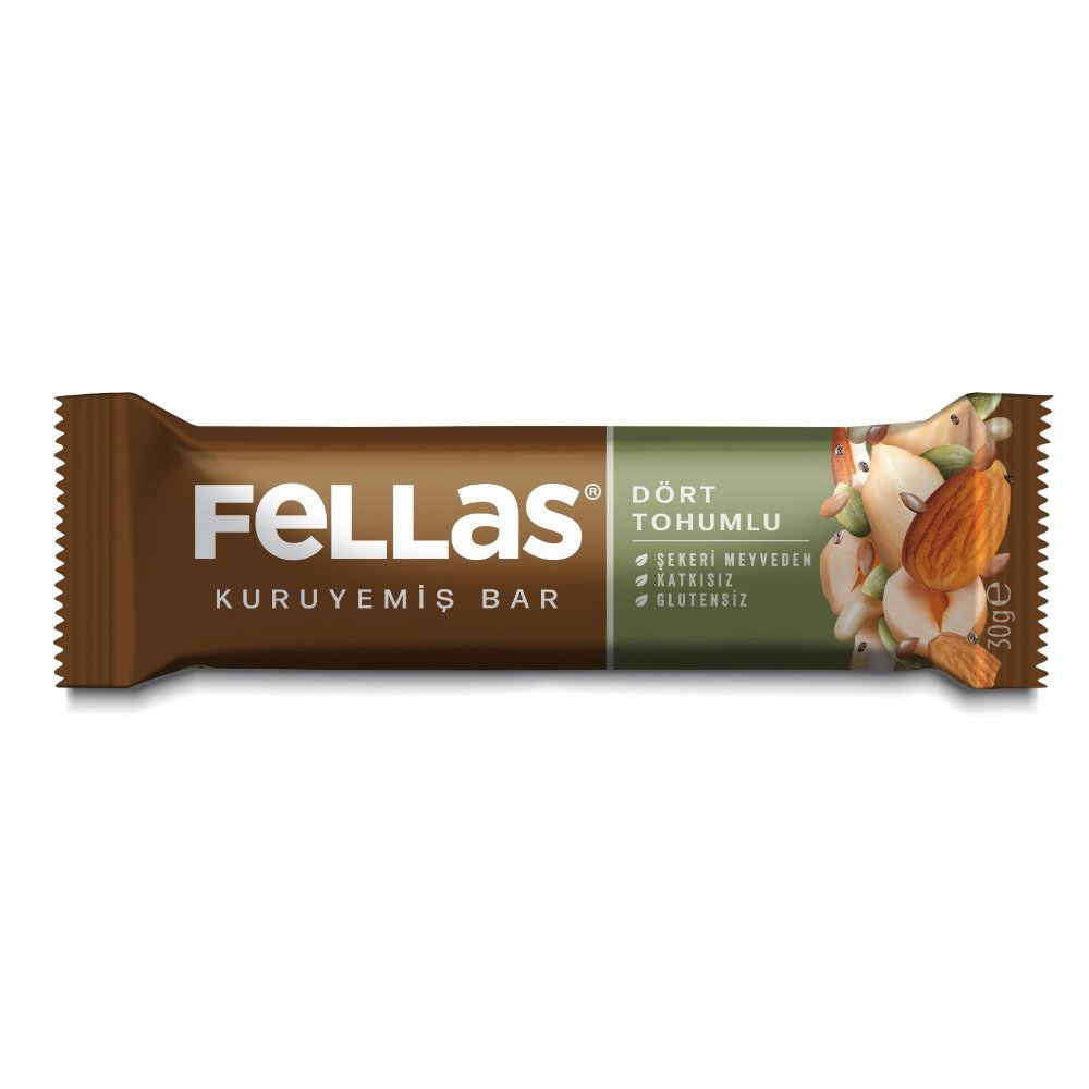Fellas Kuruyemiş Bar Dört Tohumlu 30gr