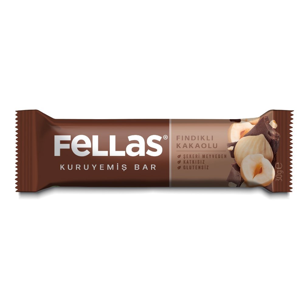 Fellas Kuruyemiş Bar Fındıklı Kakaolu 30gr