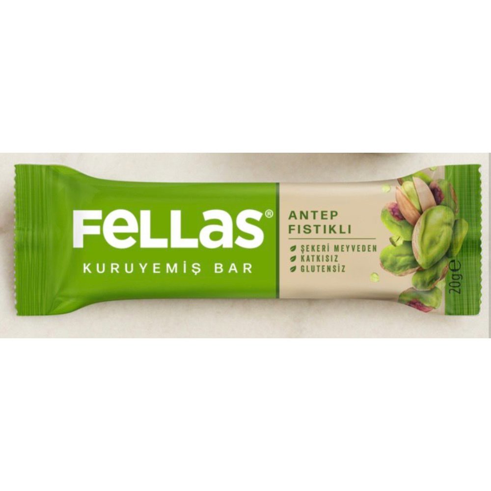 Fellas Kuruyemiş Bar Antep Fıstıklı 20gr