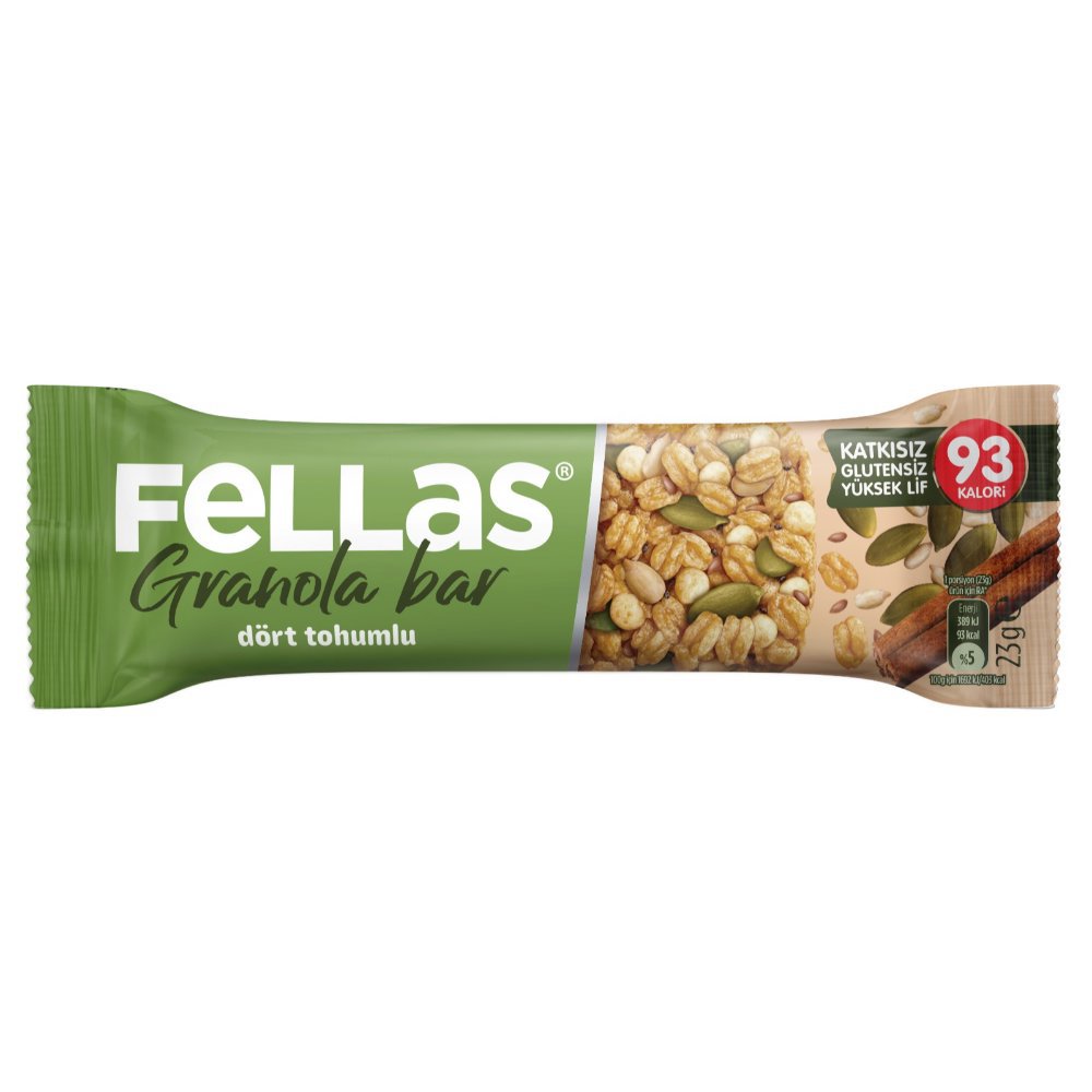 Fellas Granola Bar Dört Tohumlu 23gr