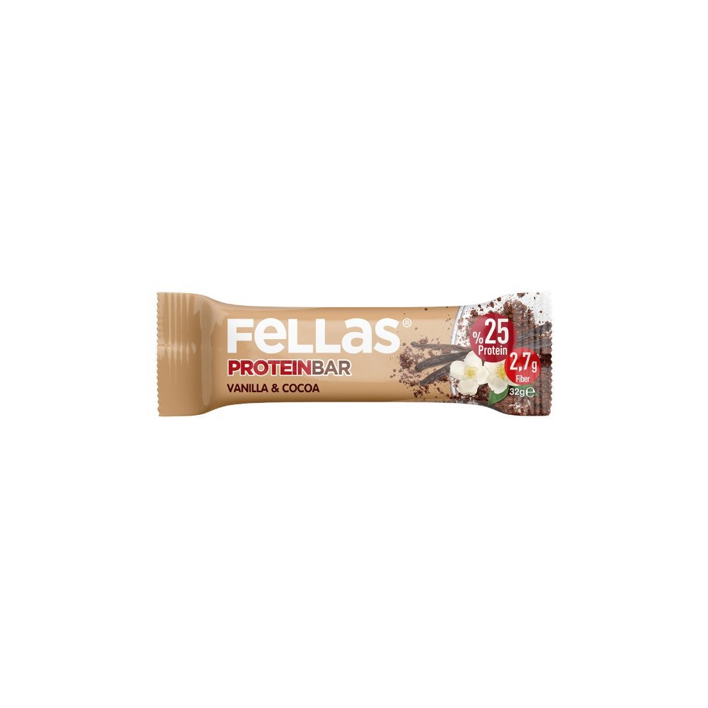 Fellas Protein Bar Vanilya ve Kakao 32gr