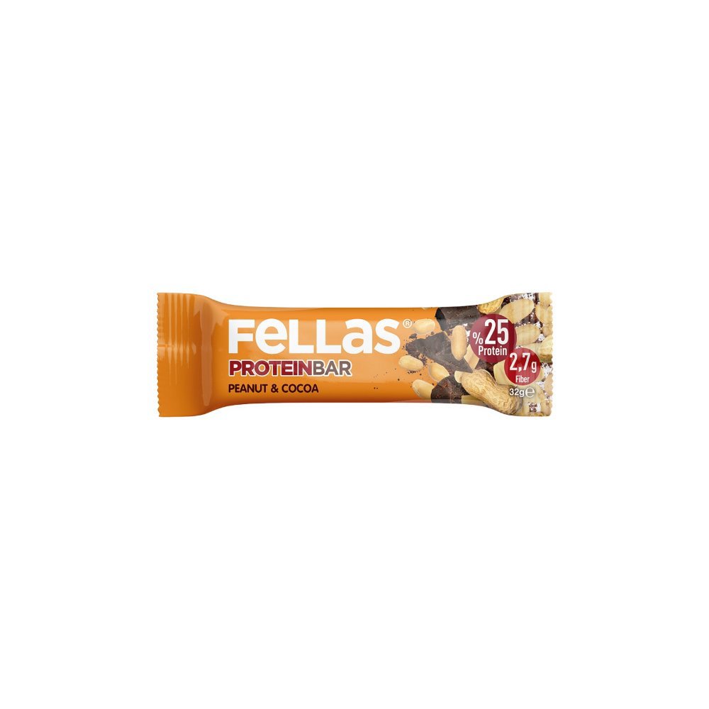 Fellas Protein Bar Fıstık ve Kakao 32gr