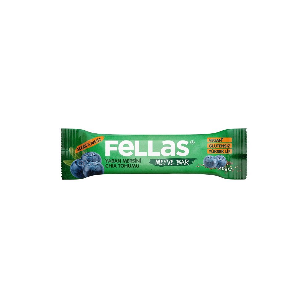 Fellas Meyve Bar Chia ve Yaban Mersini 40gr