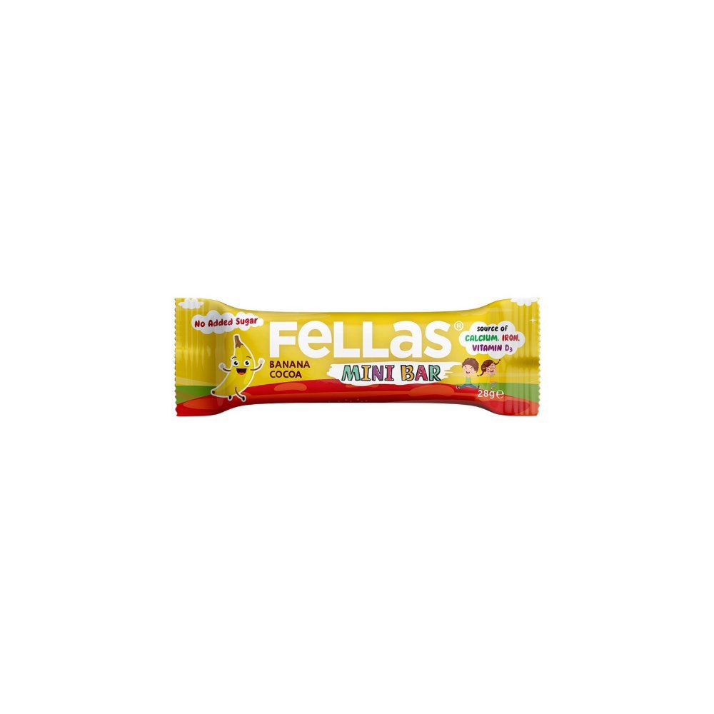 Fellas Kids Bar Muz ve Kakao 28gr