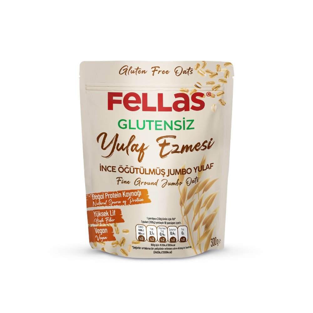 Fellas Glutensiz Yulaf Ezmesi 300gr