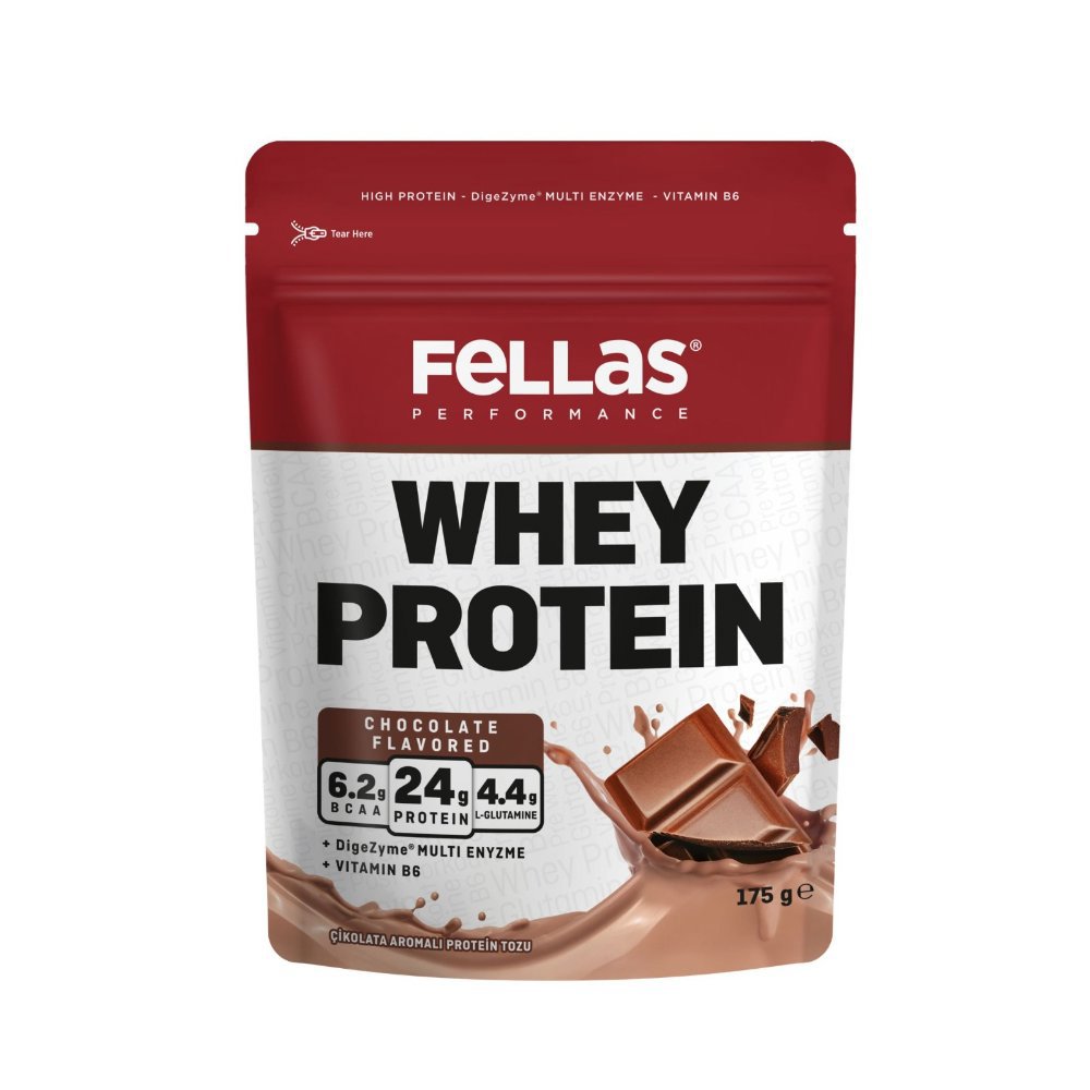 Fellas Çikolata Aromalı Protein Tozu Doypack 175gr