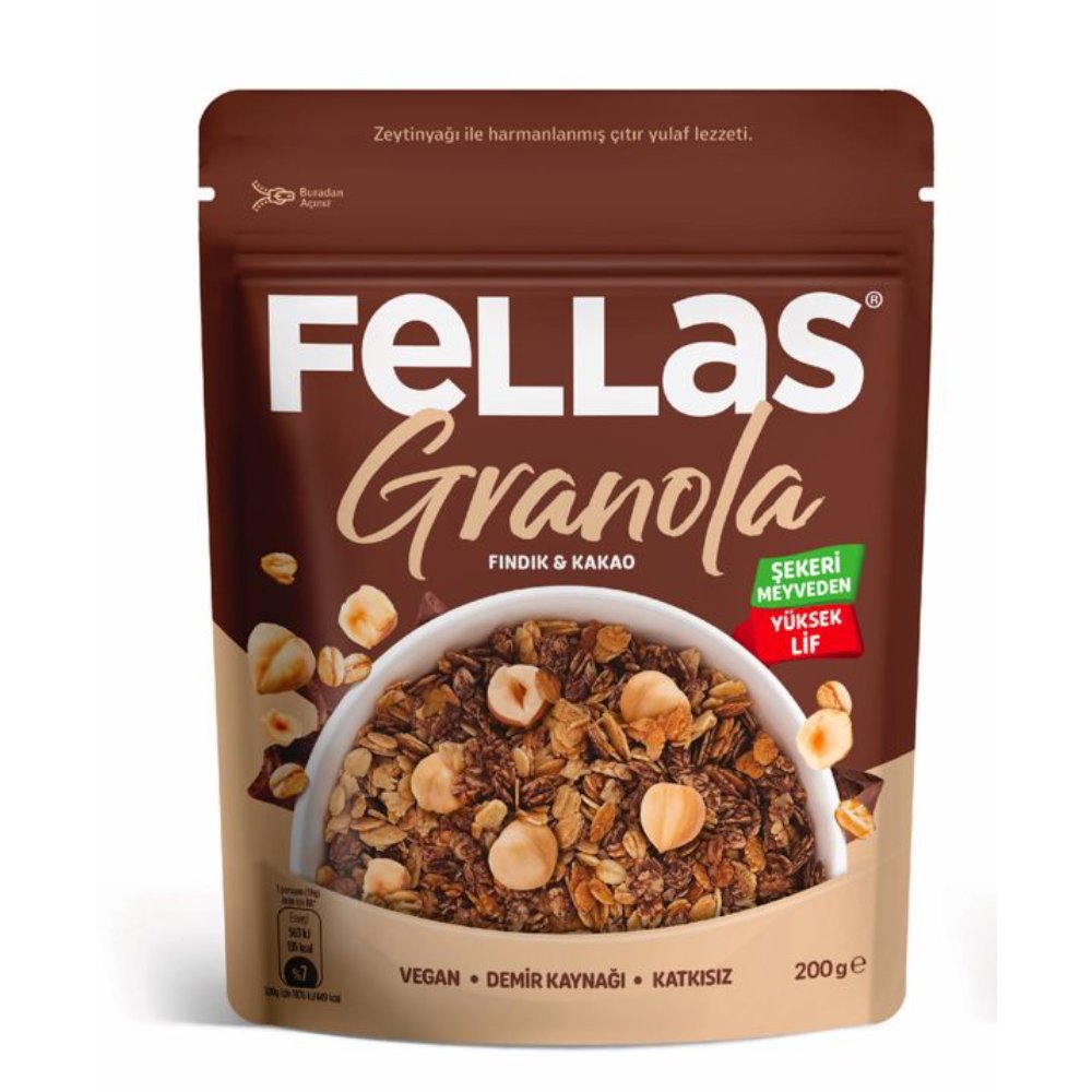 Felas Granola Fındık & Kakao 200gr