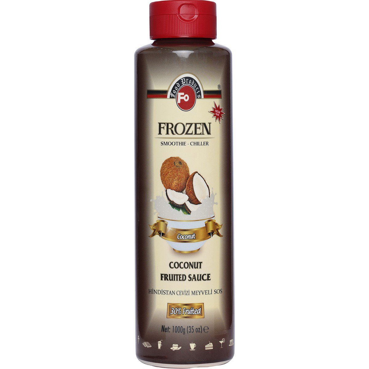 Fo Meyveli Sos 1kg Hindistan Cevizi (%30 Hindistan Cevizi)