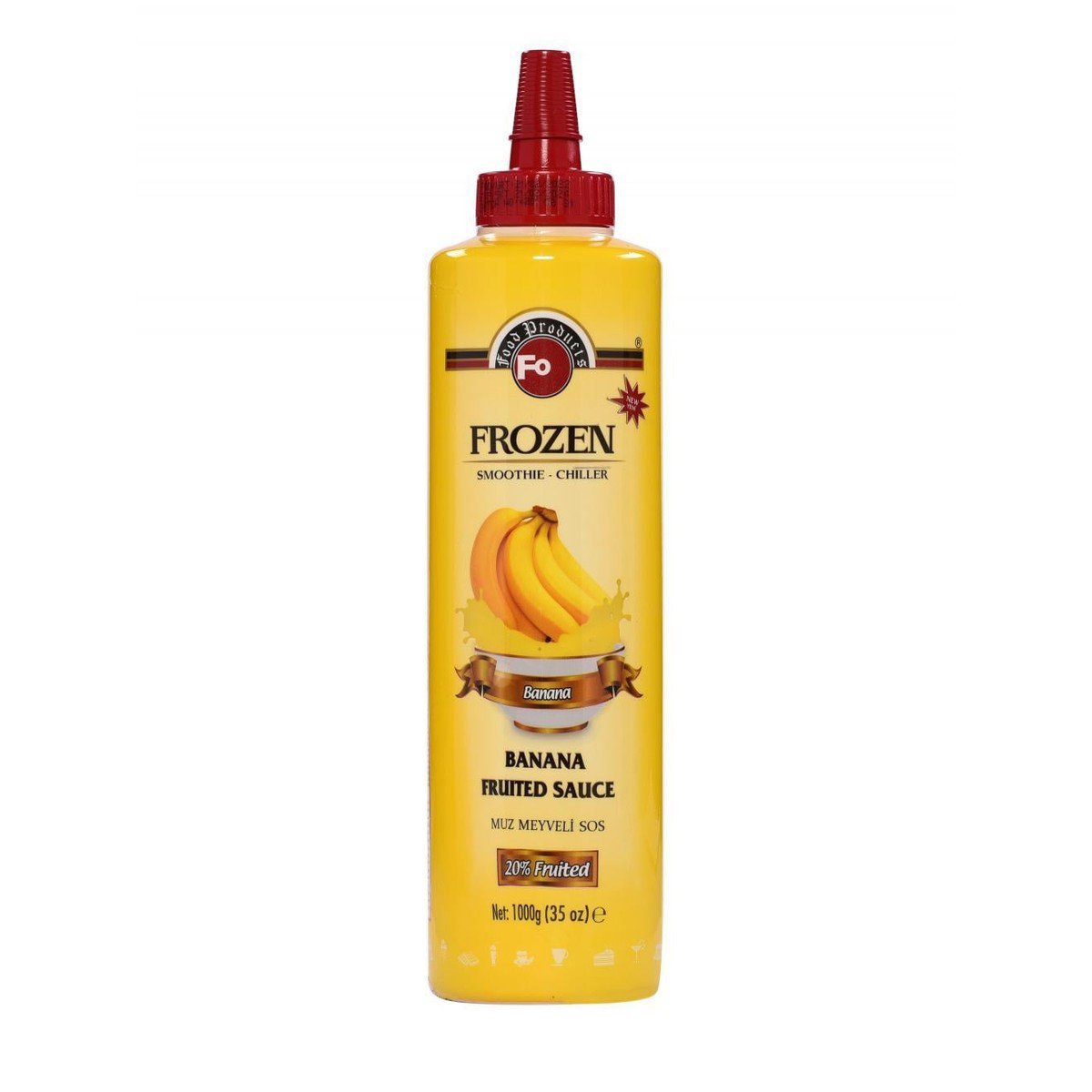 Fo Meyveli Sos 1kg Muz (%20 Muz)
