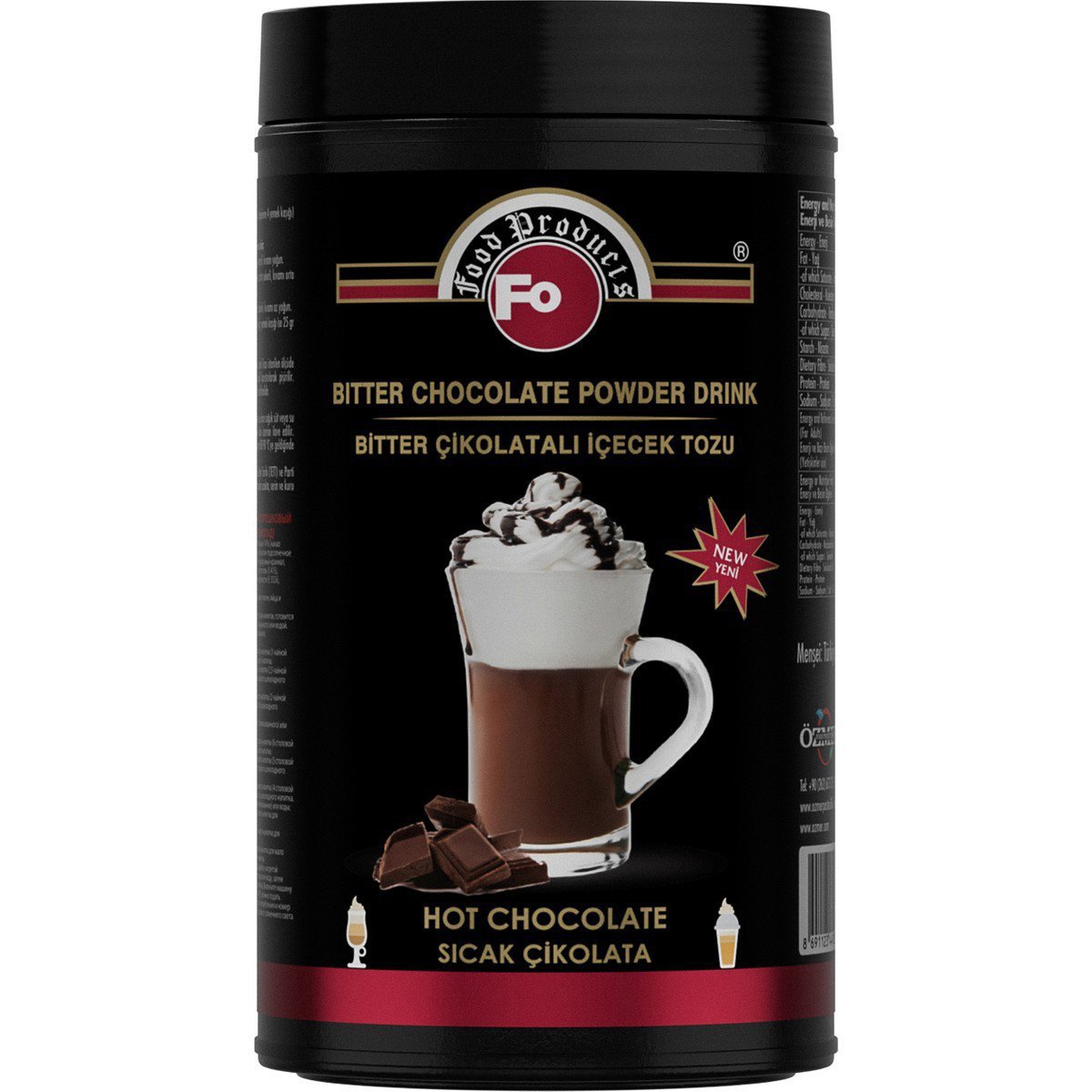 Fo İçecek Tozu 1kg Çikolatalı (Milk Shake/Smothie)