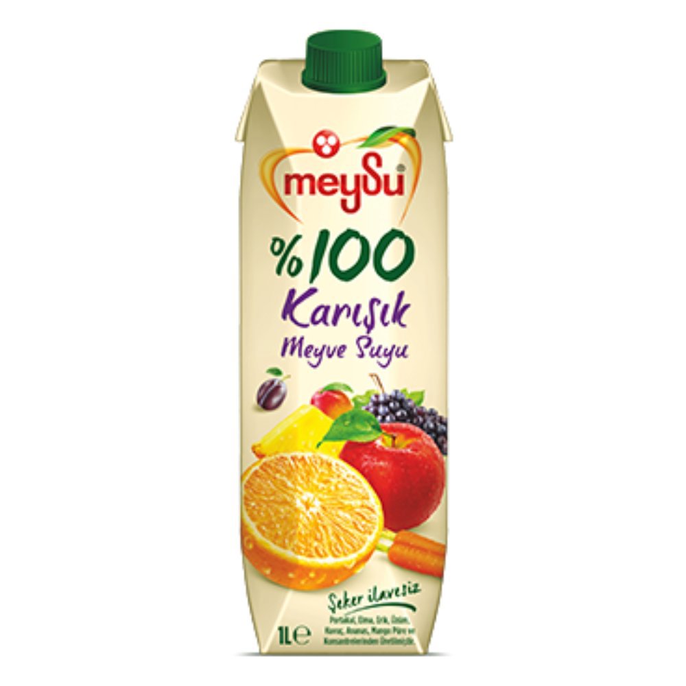 Meysu Meyve Suyu 1L %100 Karışık