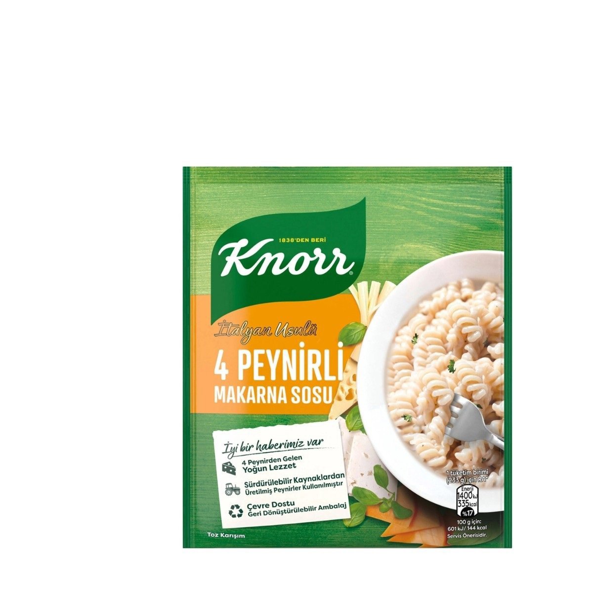 Knorr 4 Peynirli Makarna Sosu 50g