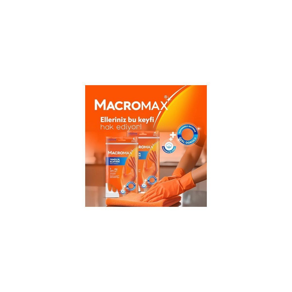 Macro Max Temizlik Eldiveni S